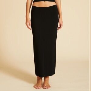 LIVE THE PROCESS Long Black Pencil Skirt **Like New**